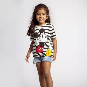 Tricou cu Mânecă Scurtă pentru Copii Mickey Mouse Multicolor