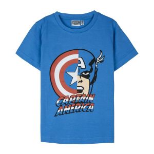 Tricou cu Mânecă Scurtă pentru Copii The Avengers Albastru