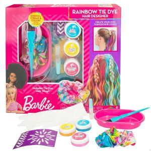 Set Coafor Barbie Rainbow Tie 15,5 x 10,5 x 2,5 cm Păr cu reflexii Multicolor