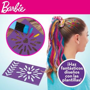 Set Coafor Barbie Rainbow Tie 15,5 x 10,5 x 2,5 cm Păr cu reflexii Multicolor