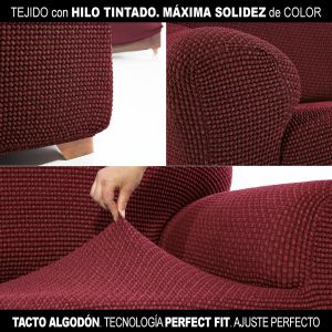 Capac de șezlong cu braț drept scurt Sofaskins NIAGARA 210 - 340 cm