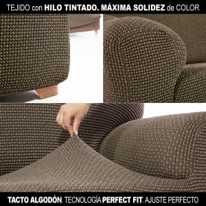 Capac de șezlong cu braț drept scurt Sofaskins NIAGARA 210 - 340 cm