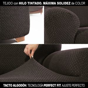 Capac de șezlong cu braț drept scurt Sofaskins NIAGARA 210 - 340 cm