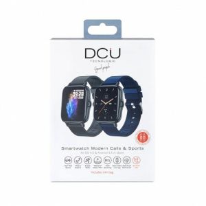 Smartwatch DCU MODERN CALLS & SPORT 1,7" Bleumarin 28 mm 1" Albastru Negru Negru/Alb