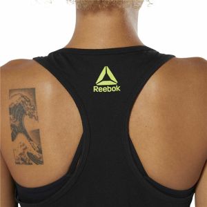 Tricou de Damă fără Mâneci Reebok 1895 Race Negru