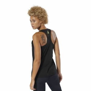 Tricou de Damă fără Mâneci Reebok 1895 Race Negru