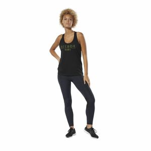 Tricou de Damă fără Mâneci Reebok 1895 Race Negru