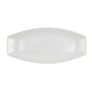 Platou pentru Servire Quid Gastro Ceramică Alb (40 x 17,5 x 3,5 cm) (Pack 4x)