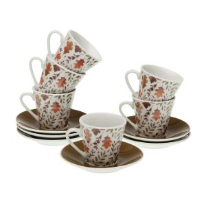 Set de Căni de Cafea Versa Aia Porțelan (6 Piese)