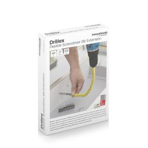 Extensor magnetic flexibil pentru șurubelniță cu accesorii Drillex InnovaGoods