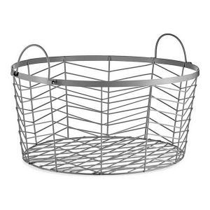 Set de Coșuri Argintiu Metal 40 x 18 x 40 cm (3 pcs)