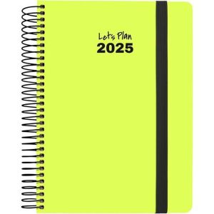 Agendă Grafoplas NEON Galben A5 14,8 x 21 cm 2025