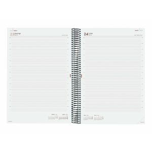 Agendă Finocam YEAR Negru A4 21 x 29,7 cm 2025