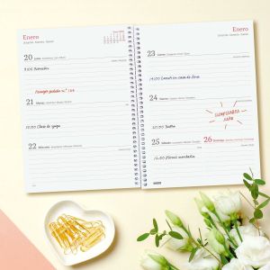 Agendă Finocam DESIGN COLLECTION A5 15,5 x 21,2 cm 2025 Floral