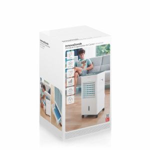 Răcitor de aer prin evaporare portabil multifuncțional Airvecove InnovaGoods 65 W Alb 5 L (Recondiționate B)