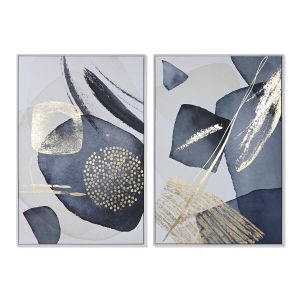 Tablou Home ESPRIT Abstract Modern 83 x 4,5 x 123 cm (2 Unități)