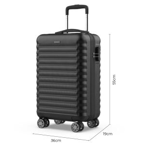 Valiză de cabină Numada Mini XS Upfly Negru 55 x 36 x 19 cm