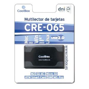 Cititor Extern de Carduri CoolBox CRE-065A Negru