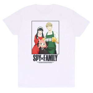 Tricou cu Mânecă Scurtă Spy X Family Full Of Surprises Alb Unisex