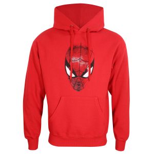 Hanorac cu Glugă Unisex Spider-Man Spider Crest Roșu