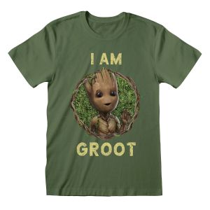 Tricou cu Mânecă Scurtă Marvel Badge Verde Unisex