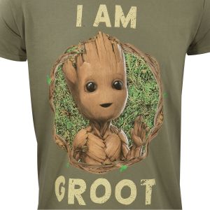 Tricou cu Mânecă Scurtă Marvel Badge Verde Unisex