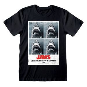 Tricou cu Mânecă Scurtă Jaws Don´t Go In The Water Negru Unisex