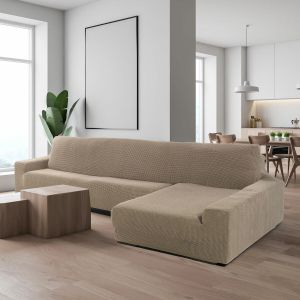 Husă pentru șezlong cu braț lung drept Sofaskins NIAGARA 210 - 340 cm