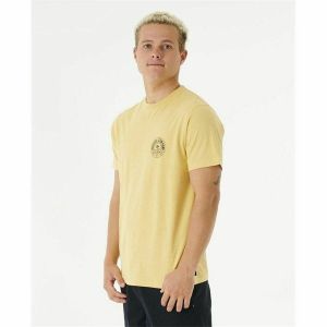 Tricou Rip Curl Stapler Galben Bărbați