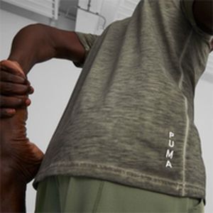 Tricou cu Mânecă Scurtă Bărbați Puma Studio Foundation Verde Măslină