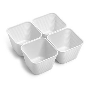 Set de Coșuri Dem Multi-utilizare 8,2 x 8,2 x 6 cm (4 Unități)