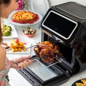 Friteuză cu Aer InnovaGoods Fryinn Pro Max 12000 Negru 1800 W 12 L Oțel inoxidabil