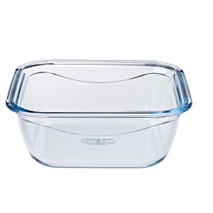 Cutie pentru prânz ermetică Pyrex Cook & Go 16,7 x 16,7 x 7 cm Albastru 850 ml Sticlă (6 Unități)