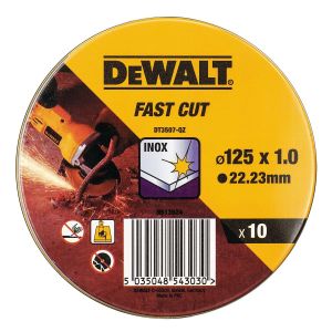 Disc de tăiere Dewalt Fast Cut dt3507-qz 10 Unități 115 x 1 x 22,23 mm