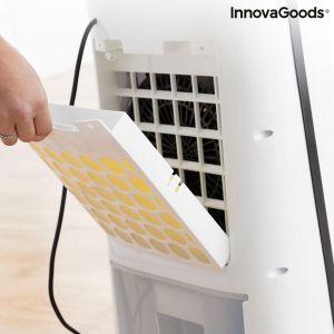 Aparat de aer condiționat fără lamă, Evaporativ cu LED Evareer InnovaGoods EVAREER Alb (Recondiționate B)