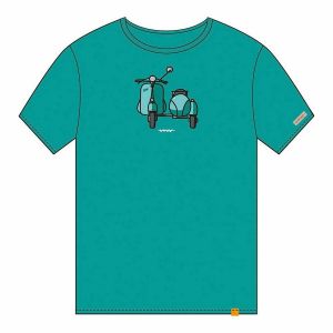 Tricou cu Mânecă Scurtă Cállate la Boca   Turquoise Ataș