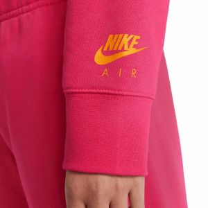 Hanorac cu glugă pentru fete  CROP HOODIE  Nike DM8372 666  Roz