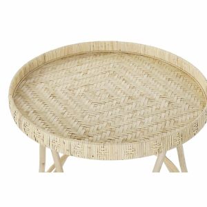 Consolă DKD Home Decor Maro Bambus 60 x 60 x 52 cm