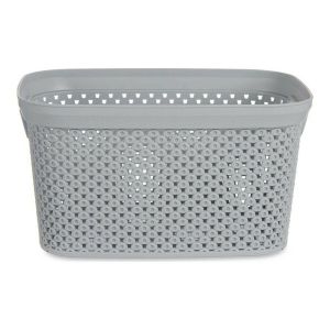 Coș Gri Plastic 3 L 16,5 x 12,5 x 23 cm