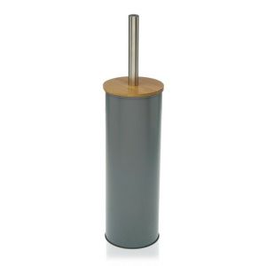 Perie pentru toaletă Versa Gri Metal (9,5 x 38 x 9,5 cm)