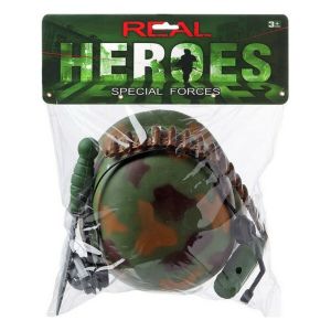 Set de Poliție Heroes 38368 (5 pcs) Verde Camuflaj 33 x 28 cm