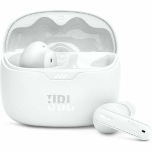 Căști cu Microfon JBL TUNE BEAM WHITE Alb