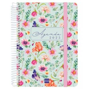 Agendă Finocam CLOE A5 15,5 x 21,2 cm 2025 Floral