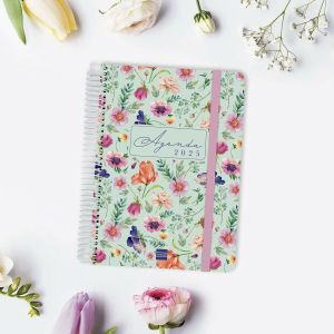 Agendă Finocam CLOE A5 15,5 x 21,2 cm 2025 Floral