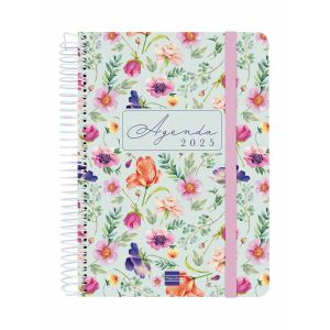 Agendă Finocam CLOE A5 15,5 x 21,2 cm 2025 Floral