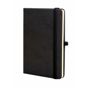 Agendă Finocam MINIMAL Negru 11,8 x 16,8 cm 2025