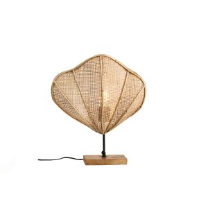 Lampă de masă Romimex Natural Ratan 30 x 30 x 15 cm