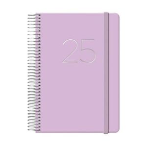 Agendă GLOSS DOHE 12574 Mov 12,5 x 18 cm Anual 2025