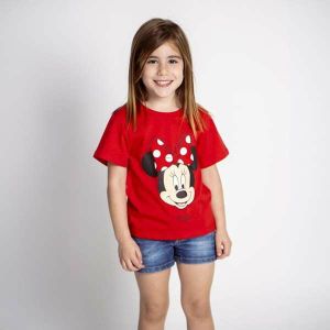 Tricou cu Mânecă Scurtă pentru Copii Minnie Mouse