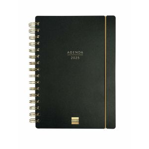 Agendă Finocam Haiku Negru A5 15,5 x 21,2 cm 2024-2025